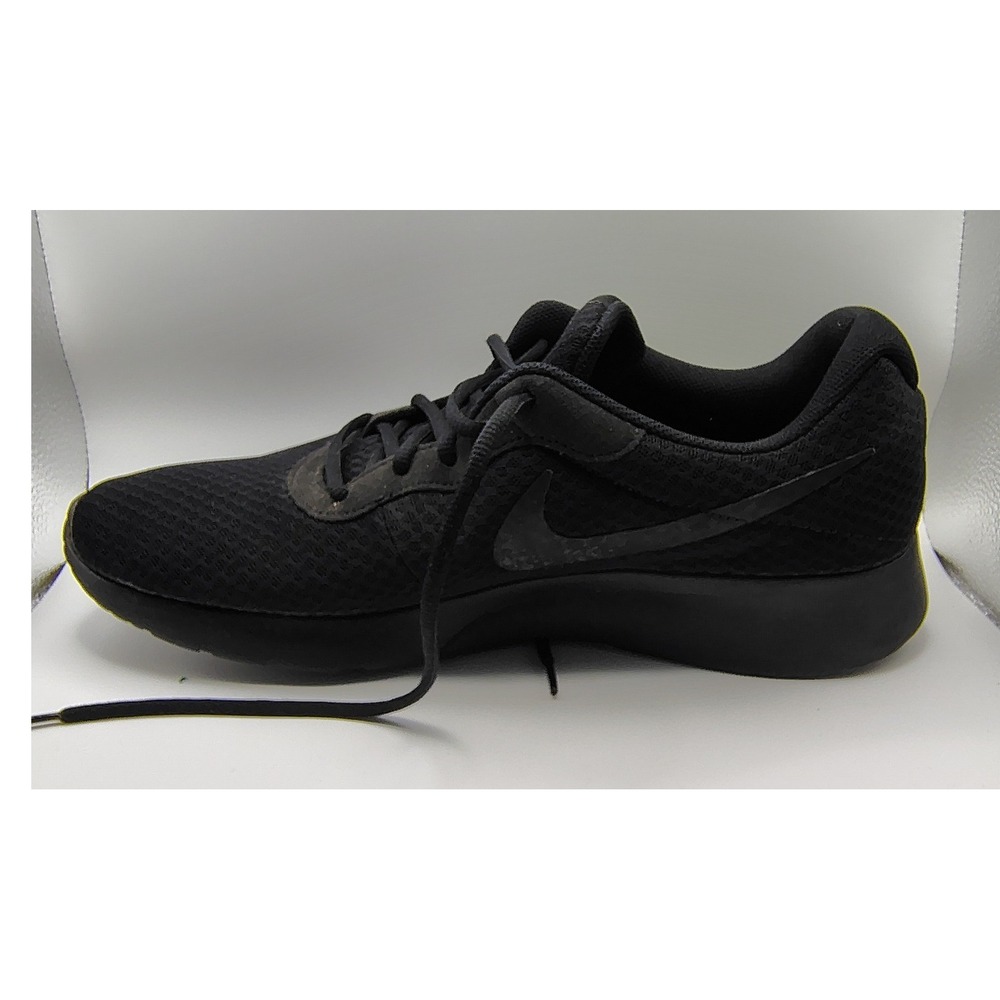 Nike Tanjun Triple Black Mens Running Shoes Sneakers 812654-001 Size 14 - Picture 5 of 10